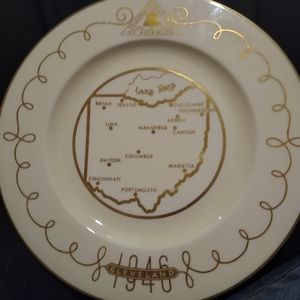 1946 collector's plate telephone pioneers of ameri